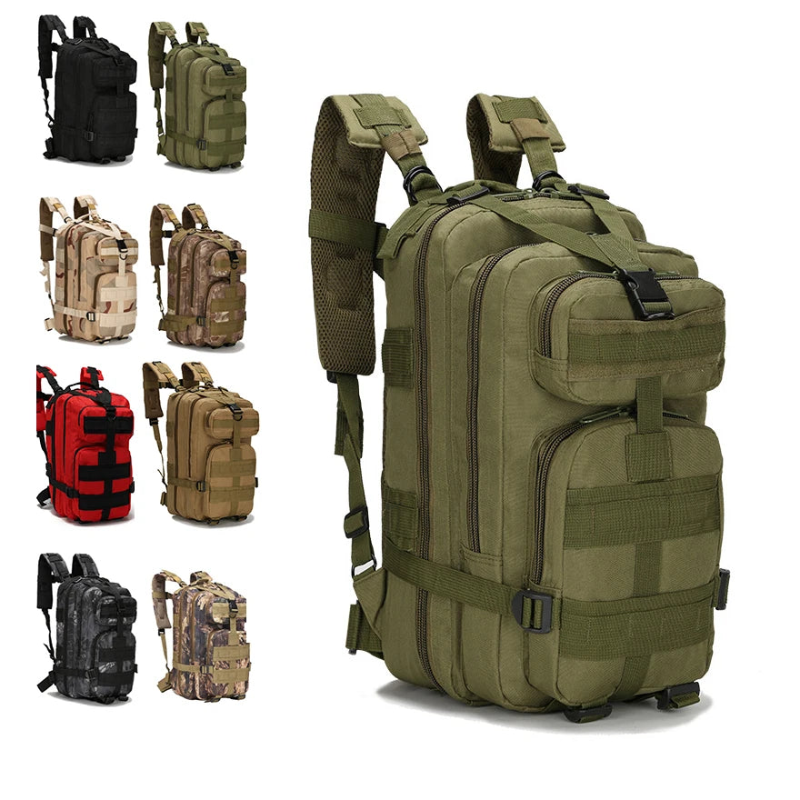 Outdoor 25L 30L Tactical Backpack Bag 3P Attack Rucksack Bags Soft Handle Large Laptop Magazine Men Emergency Camouflage Camping