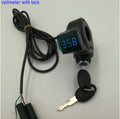 Voltmeter Digital Display+Cruise/3gears or High Middle Low Gears Switch/Power On-Off Switch Electric Bike Scooter Mobility Parts