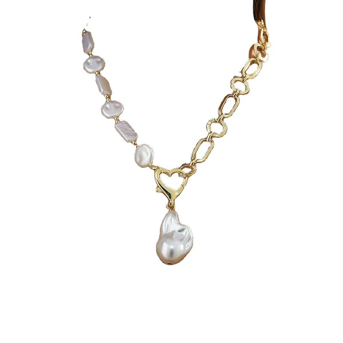 New Female Baroque Fashion Jewelry Pearl Necklace Hottest Selling Items Women Jewelry Pearl Shell Necklace