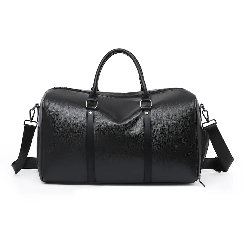 Custom Pu Capacity  Travel  Bags Sport Gym with Shoe Compartment Duffle Bag Weekender Duffle Bag