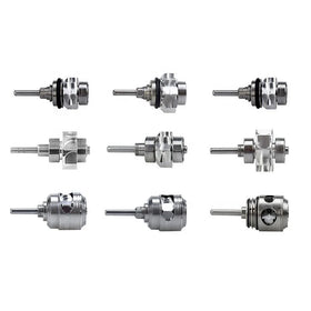 Finer Dental Handpiece Cartridges Accessories Metal Turbine Ceramic Replacement Class II Push Button Chuck Max 2