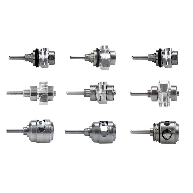 Finer Dental Handpiece Cartridges Accessories Metal Turbine Ceramic Replacement Class II Push Button Chuck Max 2