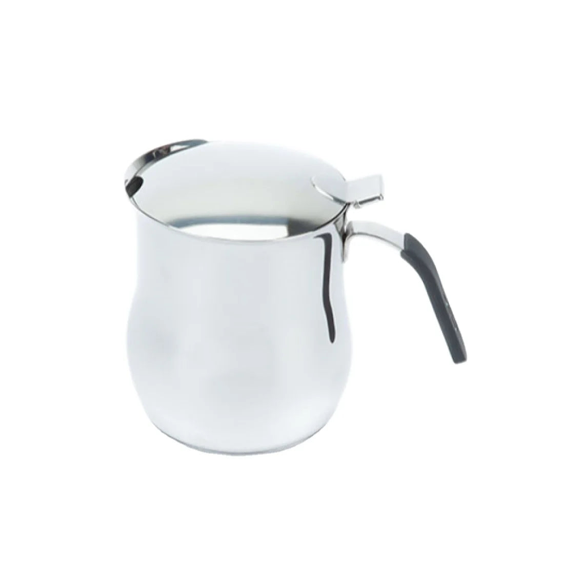 Ergonomic 8-Cup Stainless Steel AISI 304 18/10 Coffee Pot 3-Ply 0.8mm Silicone Handle Classic Kitchen Tool Dishwasher Safe