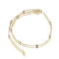 Kirin Fine Beaded Gold Plated Zircon Trendy 925 Silver Customizable Bracelet for Wedding Party Gift
