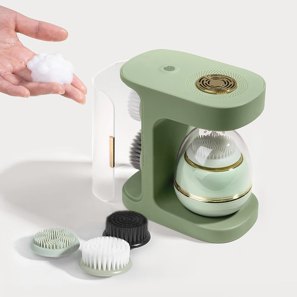 Hot Skin Care Beauty Machine Facial Cleansing Brush Deep Cleaning Multi Functional Electric Silicone Face Brush