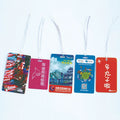Custom PVC Luggage Tags School Bag Tag Label Travel ID Suitcase Tags