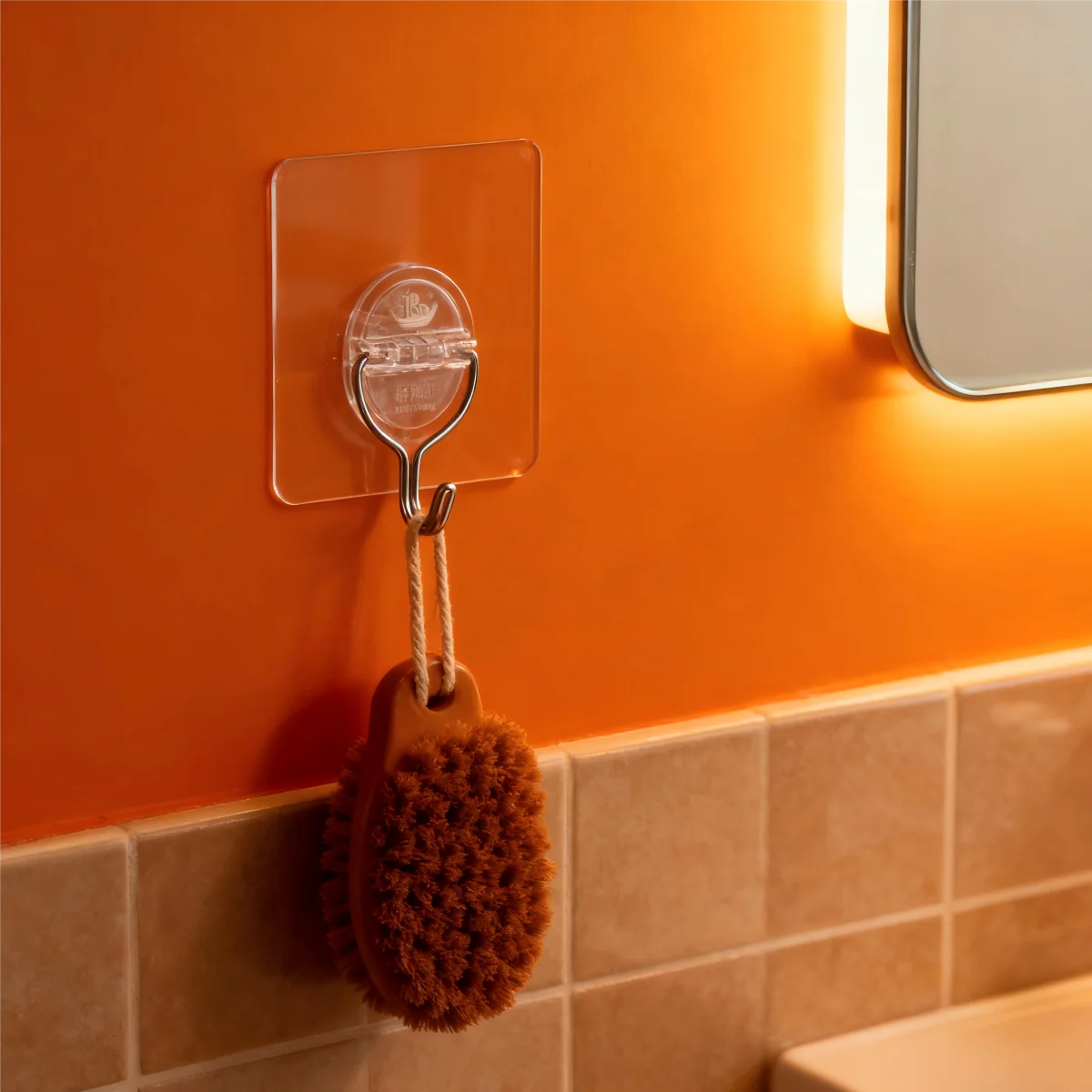 Transparent Self-Adhesive Wall Hooks Household Storage Utensils With Nano Bolt Sticker PP Material Glossy Paper for Hanging