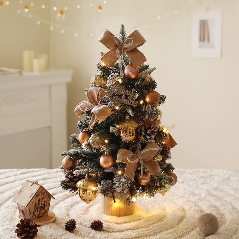 Desktop Christmas Tree Package 45CM Christmas Wreath Door Decoration showcase Decoration