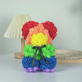 AYOYO 25cm Rose Hugging Bear Simulation Flower Wholesale Creative Gift Foam Doll Valentine's Day Gift