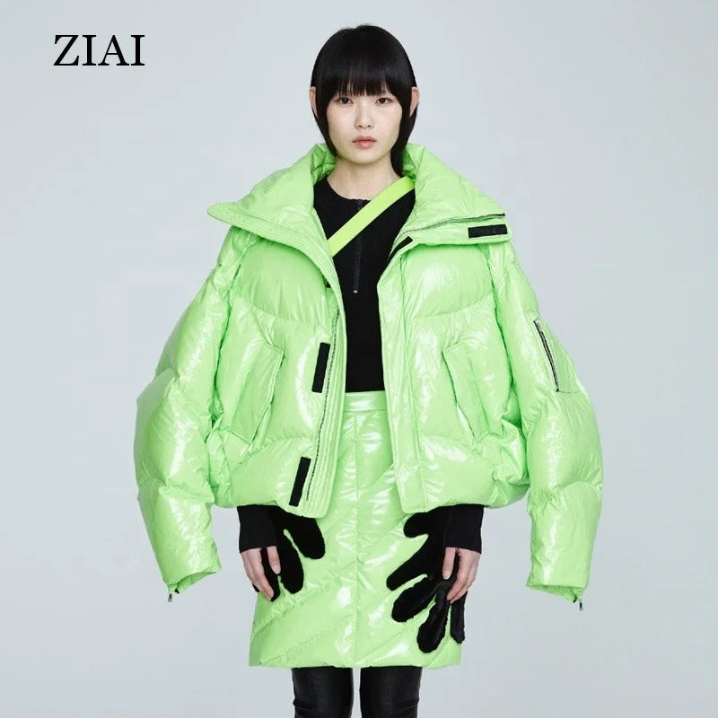 Winter Women Padded Jackets Short Fashion Thick Puffer Coat Wholesale