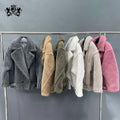 Janefur Ladies Casual Soft Warm Fleece Fur Coat Fashion Thick Fluffy Women Teddy Jacket