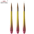 Professional Luxury Stripping Brush Nail Art Nail Drawing Brush 5mm 7mm 9mm Nail Brush Set for Professional Use or Home Diy