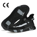 GUYISA UKCA S1P Outdoor Safety Shoes Fashionable Breathable Steel Toe Work Shoes for Season