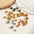 Stainless Steel Round Ball Spacer 2-10mm Round Bead Jewelry Findings Beads Round Metal Spacer Bead for Jewelry Making