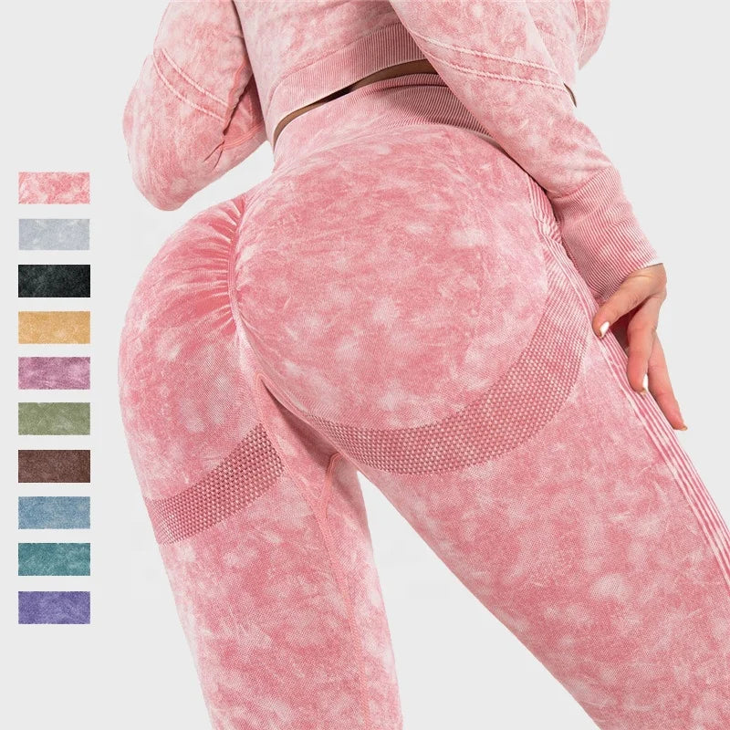 High Waist Gym Fitness Sport Active Wear Workout WomenYoga Pants Running High Waist Seamless Push up Yoga Leggings