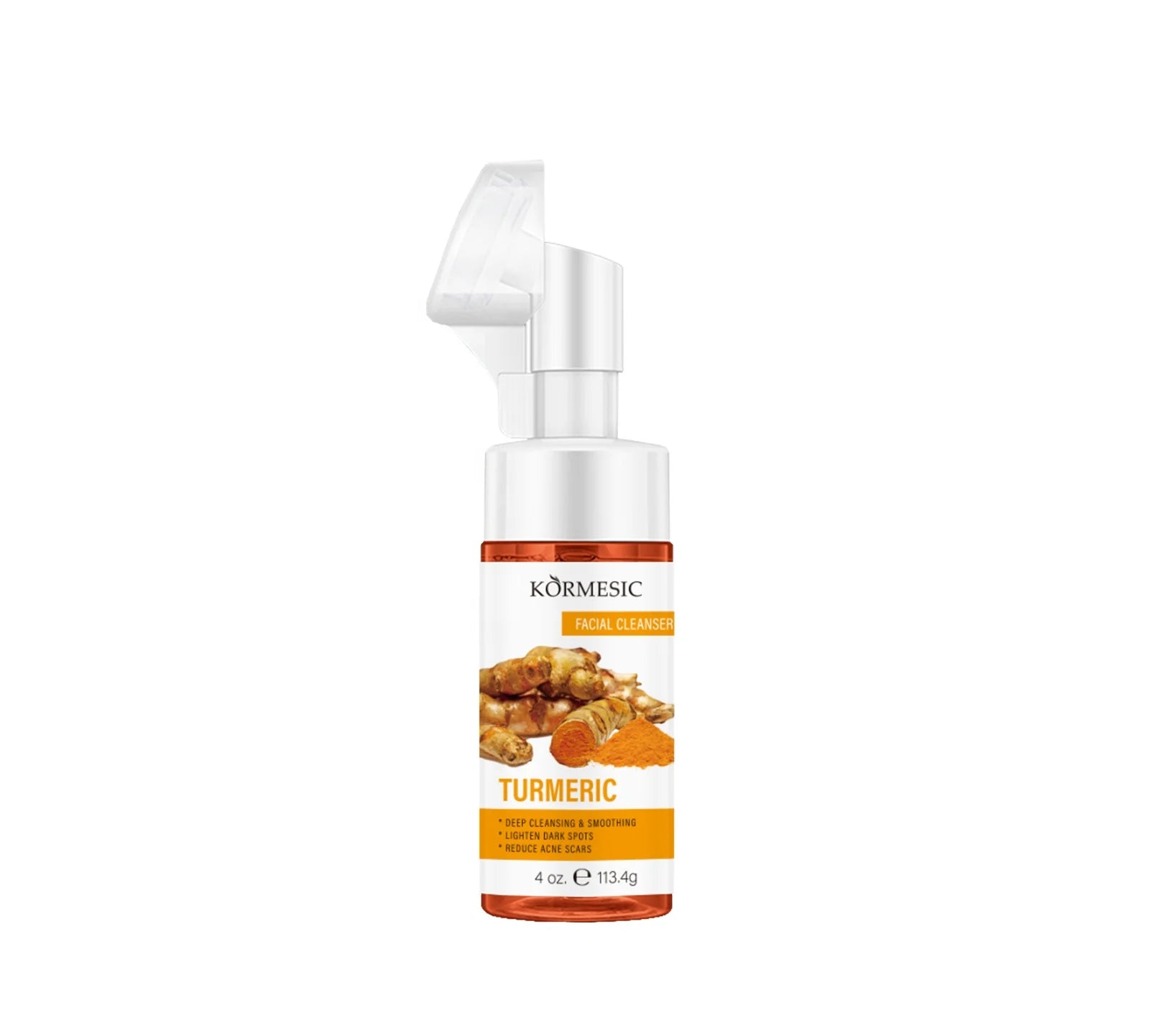 KOEMESIC Private Label Nautral Vegan Skin Care Turmeric Face Wash Facial Cleanser Foam