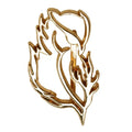 Custom Branded Leather Belt Buckle Blanks Die-Cast Hollowing Metal Adjustable for Garments and Bags Made of Zinc Alloy