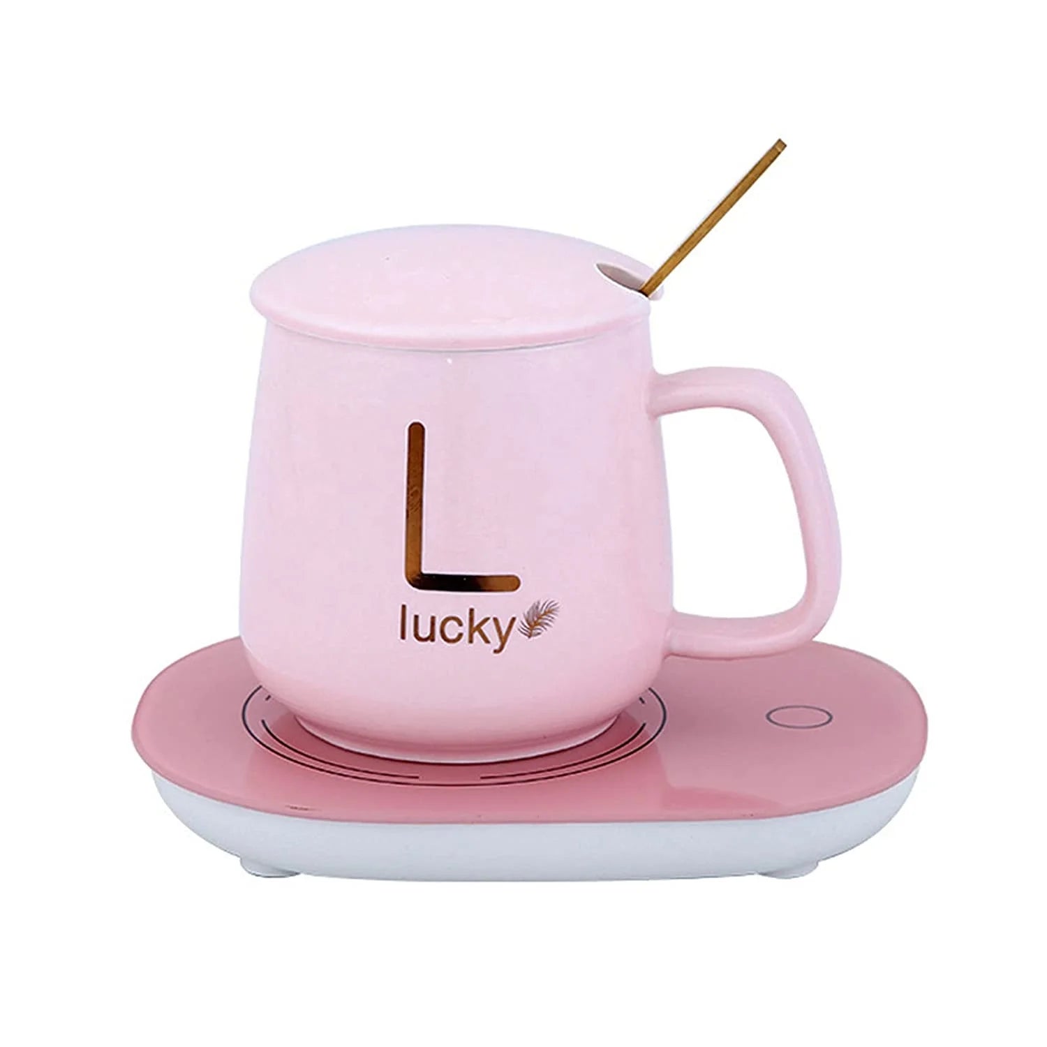 Y- Net Celebrity 55 Degree Constant Temperature Heater Smart Heating Pad Ceramic Cup for Business Gift