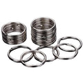 Factory Supply Cheap Price 25mm Stainless Steel Cartoon Luxury Bottle Opener Key Ring Bulk O Rings Mini Transparent Coin Pouch
