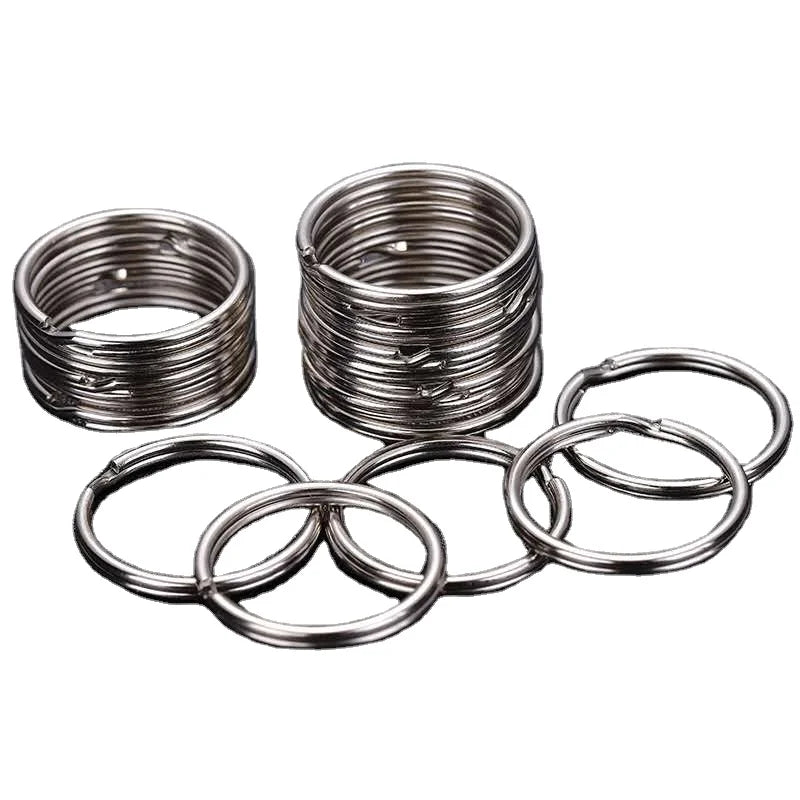 Factory Supply Cheap Price 25mm Stainless Steel Cartoon Luxury Bottle Opener Key Ring Bulk O Rings Mini Transparent Coin Pouch