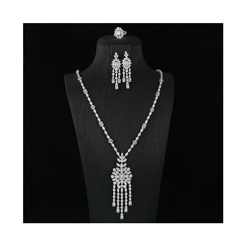 Ramadan Decorations 2023 Middle East Luxury Fine Jewelry Luxury Wedding Jewelry Sets Islam Wedding Jewelry