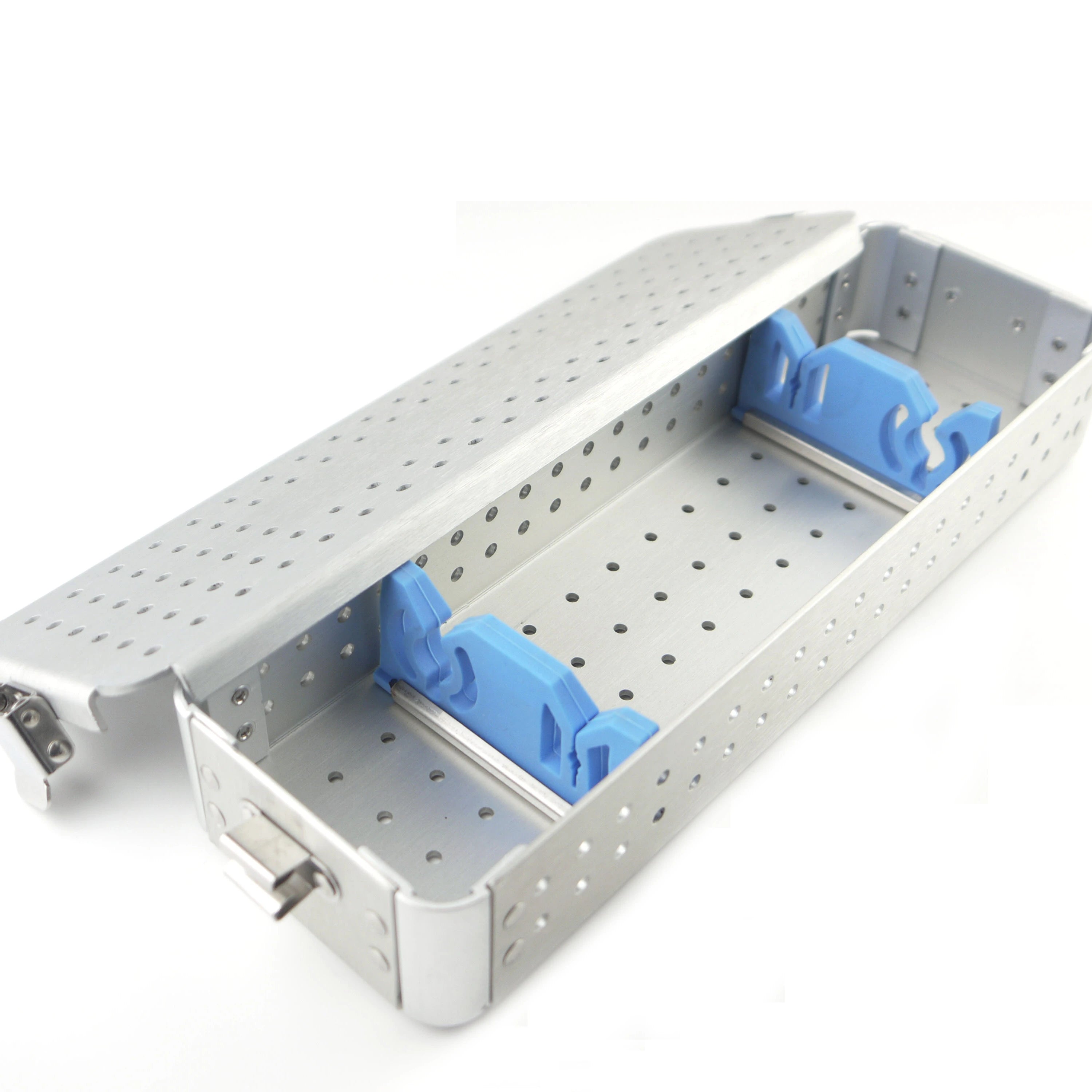 Endoscope Aluminium Alloy Box Sterilization Container with Lid