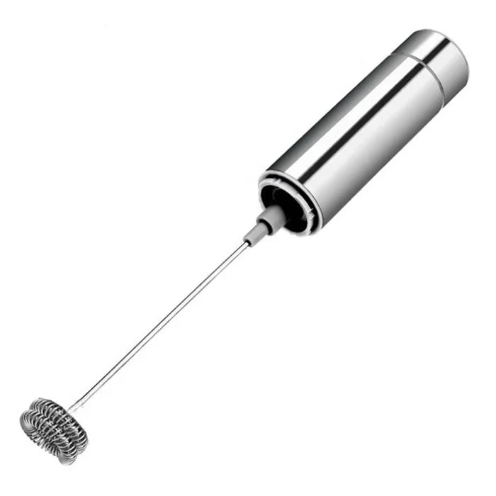 Handheld Battery Operated Coffee Mixer Cappuccino Milk Frother with Double Spring Whisk Head