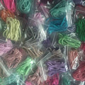 Hot Sale Red Yellow Green Purple Blue Pink Orange in Stock 5Yards/Bag 1/8' Braided Elastic Band 3mm Elastic Cord
