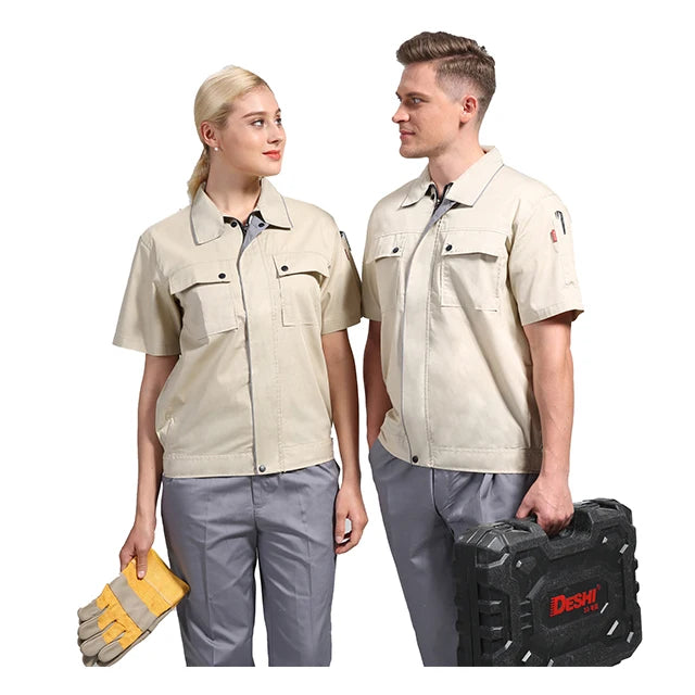 Hot Style Anti-Static Breathable Denim Fabric Overalls Flame-Retardant Workwear for Plus Size Construction Workers Dust-Proof