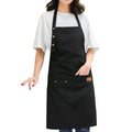 Waterproof Canvas Advertising Apron with Fixed logo Adjustable Neck Hanging Restaurant Coffee Shop Work Clothes Aprons