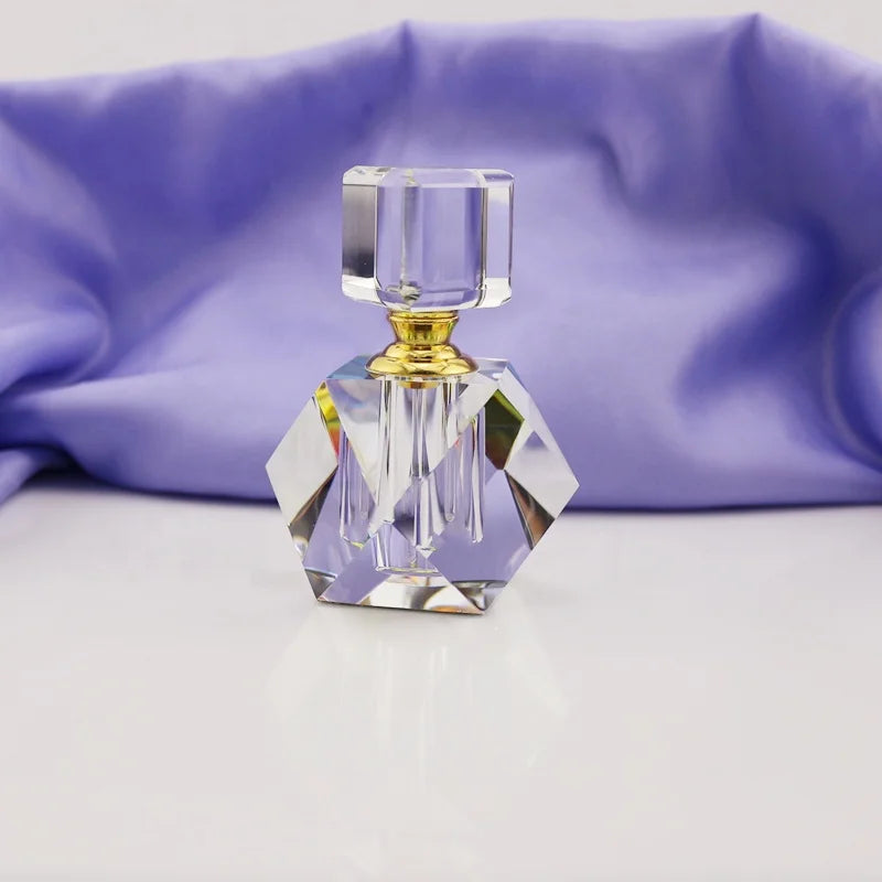 Valentine's Day Gift 5ml Empty Perfume Bottles Bulk Factory Personalized  Your Own Design Crystal Glass Perfume Bottle