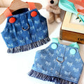 OEM Wholesale Summer Pet Apparel Luxury Cotton Washable Vest T-Shirt for Dogs and Cats Classic Style for Pet Harness Leash Set