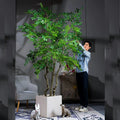 Factory Direct Sale High Simulation Home Garden Decor Green Artificial Plant Pieris Japonica Artificial Dry Tree for Wedding