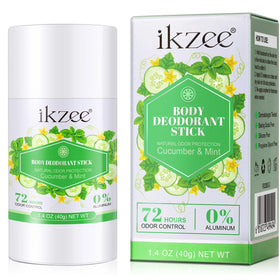 IKZEE Private Label 40g Organic Cucumber Mint Reusable Underarm Natural Men Lady Speed Stick Deodorantbody Deodorant Stick