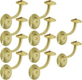 3" Heavy Duty Round Handrail Bracket Stair Railing Bracket for Home or Office Stairways Handrail Easy Installation