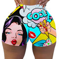 New Sexy Summer Fashionable Candy Snack Shorts for Sports Women Biker Shorts Hight Waist Yoga Panty Booty Shorts Women