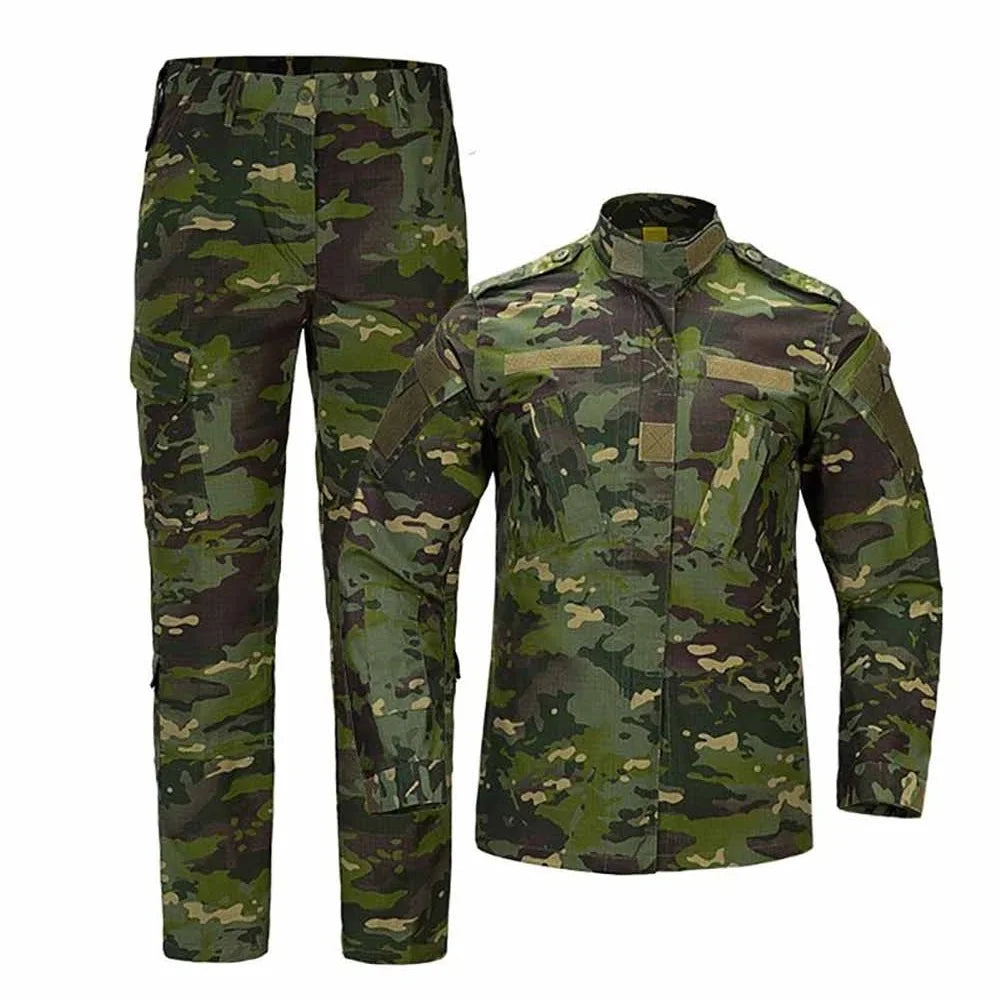OEM ODM Camouflage Suit Camouflage Costume Suit Hunting Fishing Colored Ball Suits Clothing Training Equipment