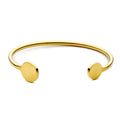 OEM Ladies Simple Elegant Bangle Cuff Stainless Steel Bracelet for Girls Women Metal Bracelets Bangles Jewelry Pulseiras