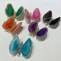 Wholesale Natural Crystal Handmade Color Agate Slice butterfly Gift Office Desktop Crafts Small Prnaments