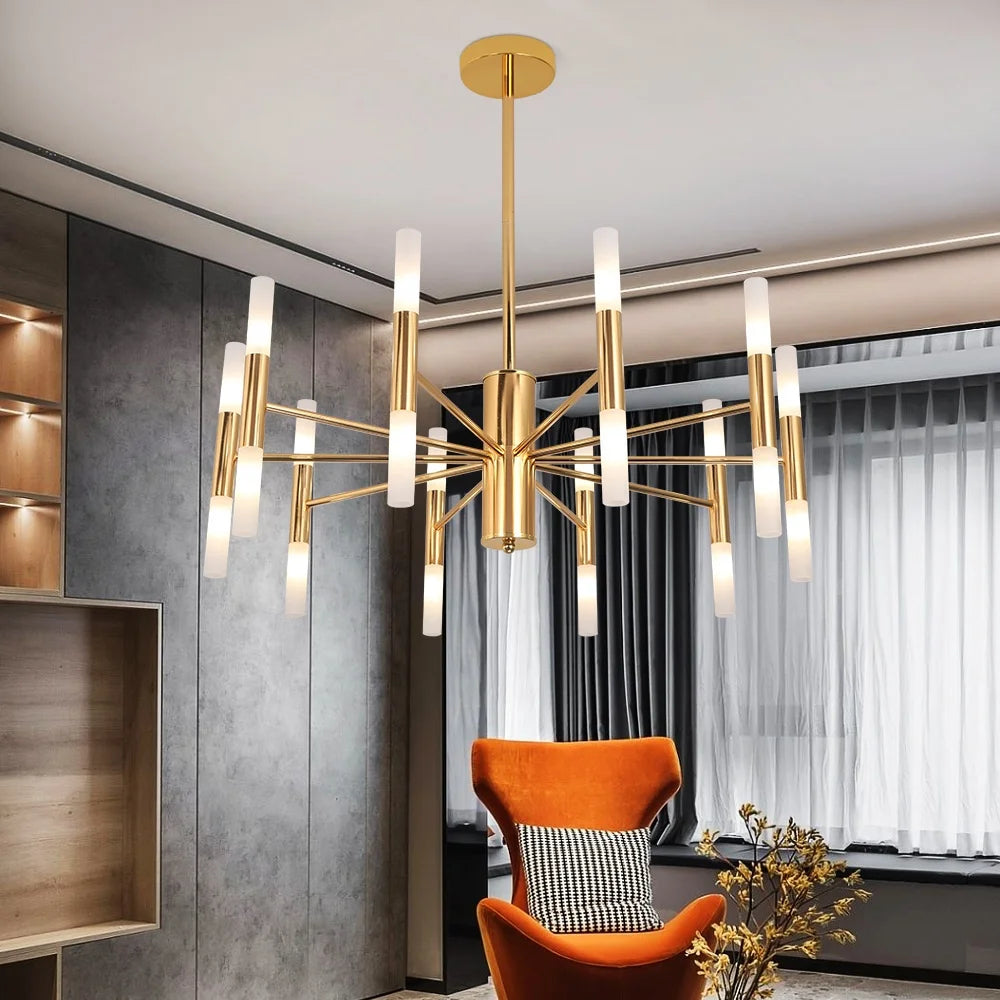 Metal Hanging Lighting Home Decor Hotel Restaurant Salon Candles Chandelier