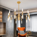 Metal Hanging Lighting Home Decor Hotel Restaurant Salon Candles Chandelier