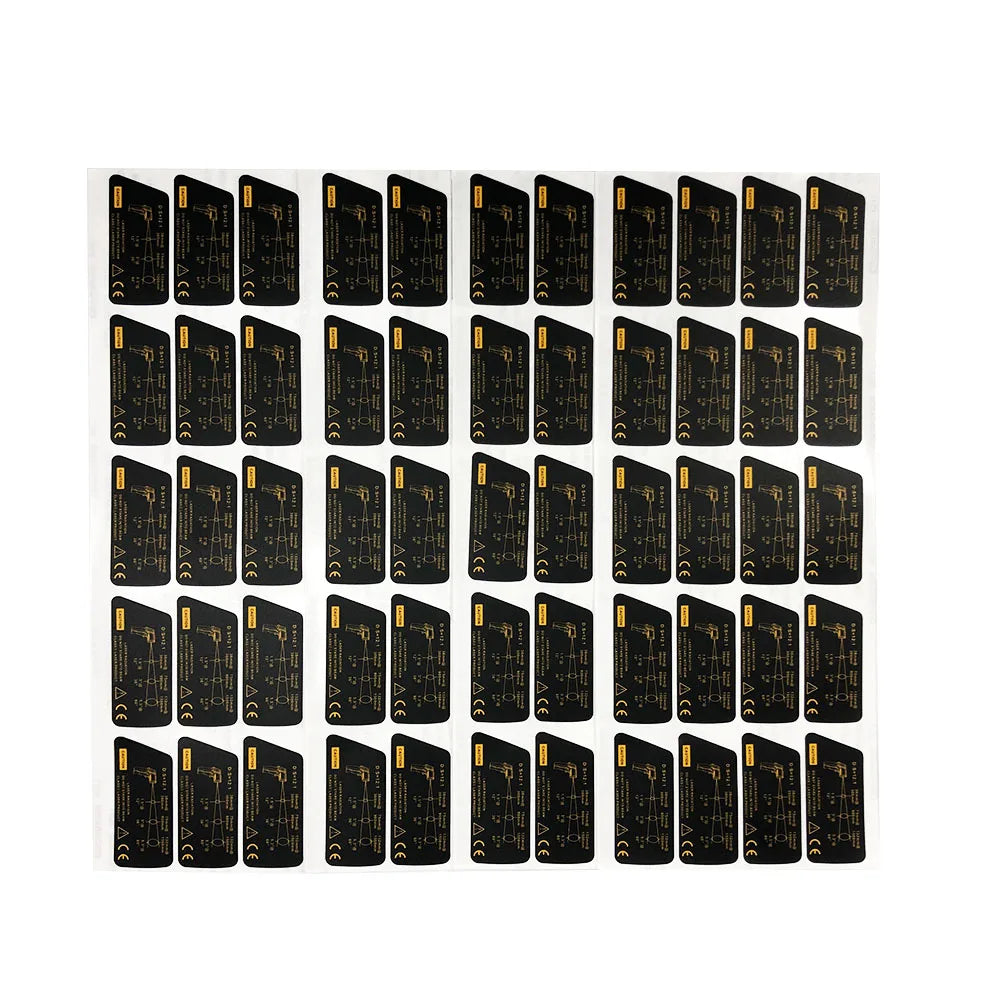 Customised Control Panel Stickers Electronics Labels 1mm Polycarbonate Graphic Overlay PC for Lexan Silk Screen Printing Vinyl