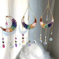 Wholesale Hongzhuo Ball & Globe Decorative Wind Chime Seven-Color Gravel Bead Crystal Carved Engraved Love Flower Eco-friendly