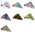 Eco-Friendly Hot Sale Printed Fashion Cute Ten Piece Pack Dog Collar Bandana for Pets