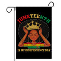 Juneteenth Garden Flags Yard Flags Promotional Product 12x18 Inch Linen Outdoor Party Decoration Custom Juneteenth Garden Flags