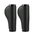 High-end Grips Mountain Bike Straight Meat Ball Grips Bicycle Hand-sewn Leather Bilateral Locking Grips