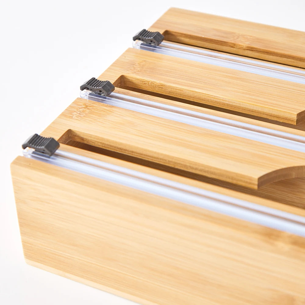 Kitchen  Food Wrap Foil Dispenser Organizer for Cabinet on Sale