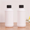 250ml White Transparent PET Cough Syrup Liquid Round Bottles Medicine with Pump Sprayer Screen Printing