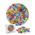 China Custom Manufacturer Round Mandala Cardboard Paper Fantasy Jigsaw Puzzles Sale