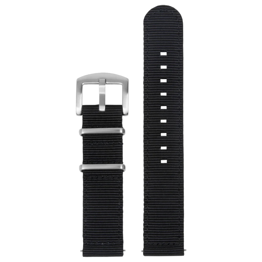 Watch Band Nylon Watch Straps Strap 2 Piece Fabric Factory Custom Nylon Fashion Watch Belt Customer Brand LOGO 15-25 Days
